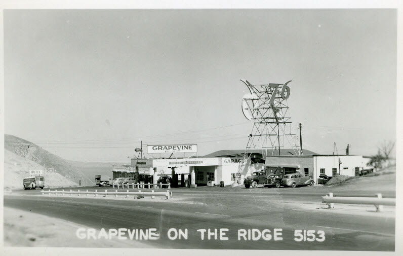 AL1946 Ridge Route Grapevine on the Ridge Gas
