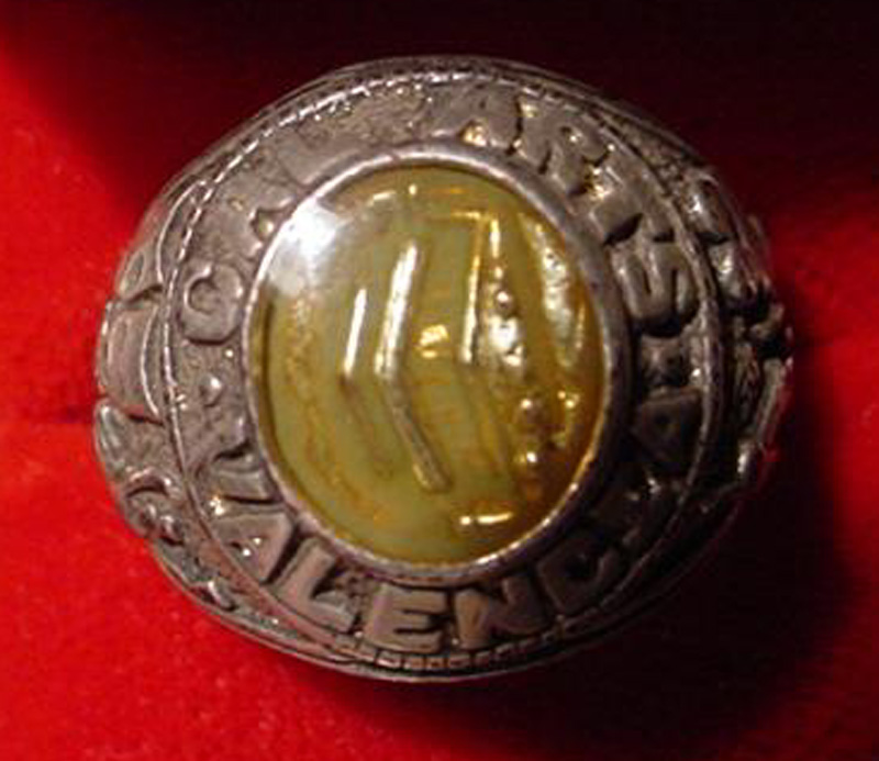 HB0001a CalArts 2000 Alumni Reunion Class Ring by