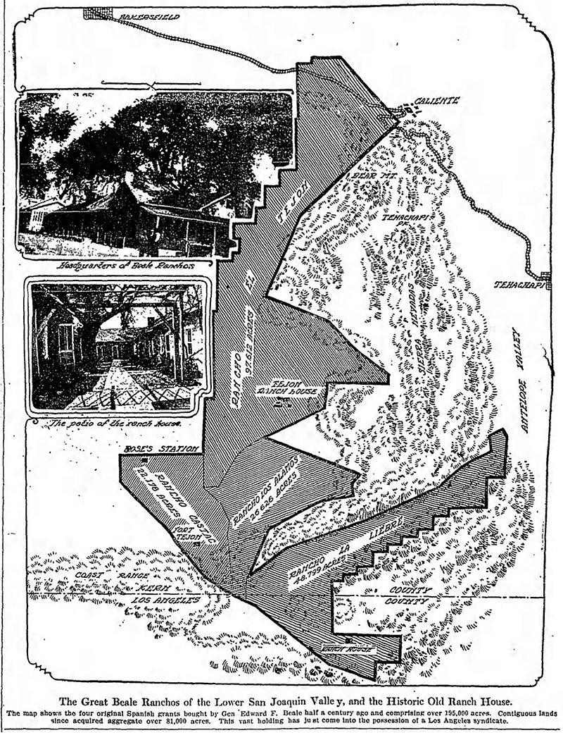 Tejon Ranch Beale Heirs Sell 276,000acre Tejon