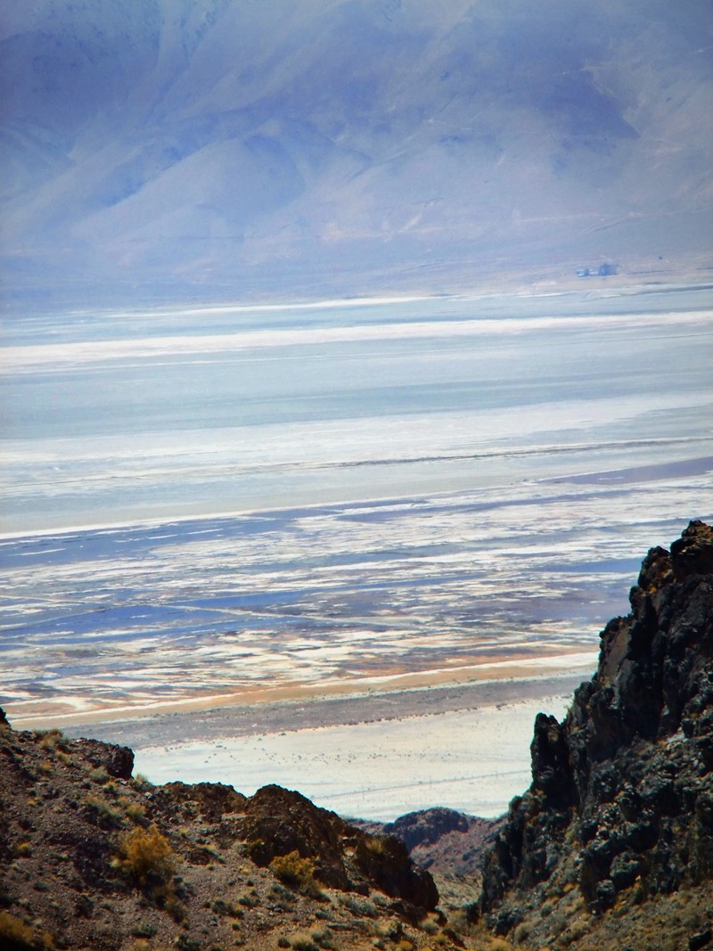 Owens Lake, seen here in 2013, was left a barren, dusty wasteland when L.A. siphoned off its water 100 years earlier. 