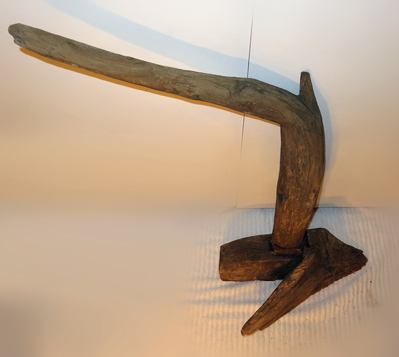 LW3017 Early California Wooden Plow, Spanish Mission