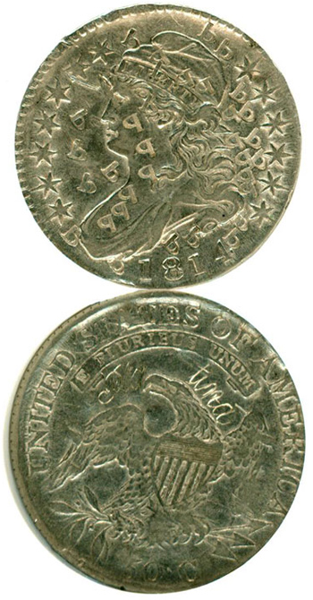 1814 Pattern 50c, Platinum
