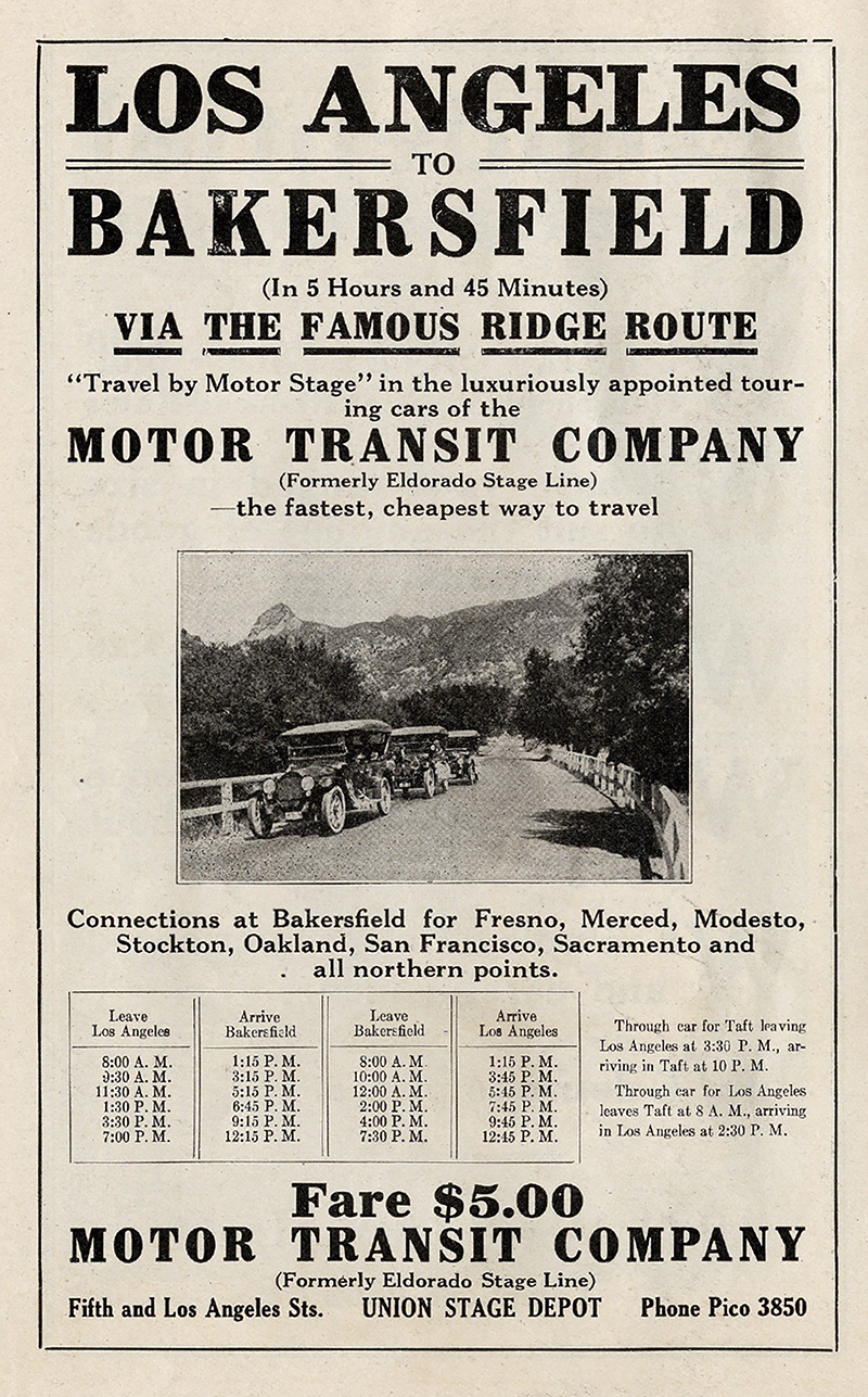 SCVHistory.com | Ridge Route | Part 2: Ridge Route Paves the Way, by Dr ...